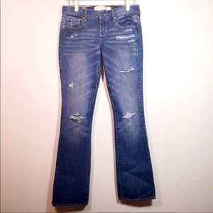 Abercrombie & Fitch Emma Bootcut Denim Jean. Size 0/25 and 33 inch inseam